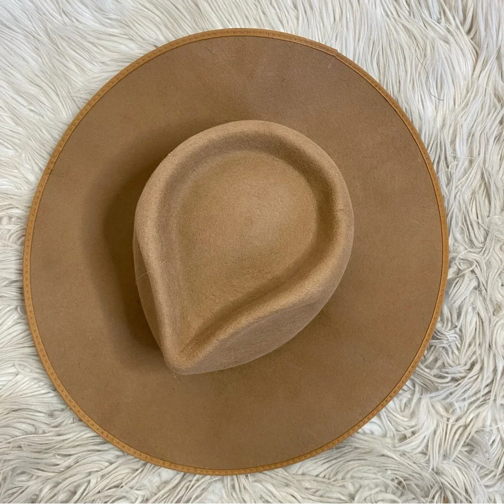 Lack of Color Teak Rancher Brown Tan Felt Wool Wide Brim Hat